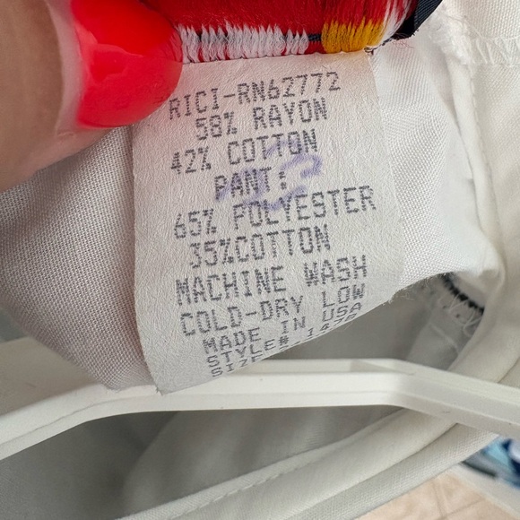 Vintage Rici navy and White collared 24 mo outfit with corduroy Vest - Picture 10 of 10